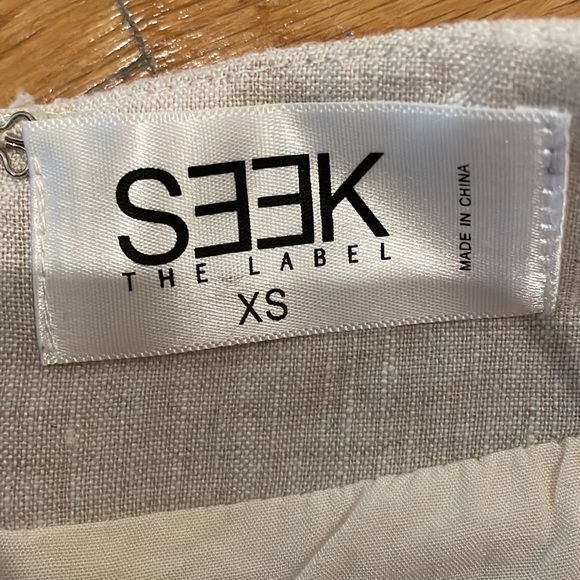 Seek the label Linen wrap skort size XS - Picture 8 of 10